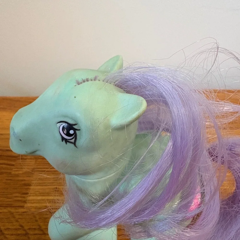 Hasbro My Little Pony G1 Sundae Best Peppermint Crunch Pegasus 1987 Vtg Green